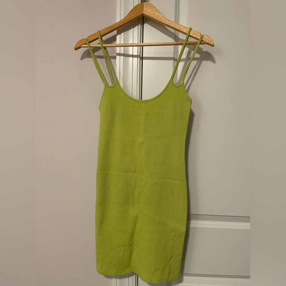 Zara green mini dress